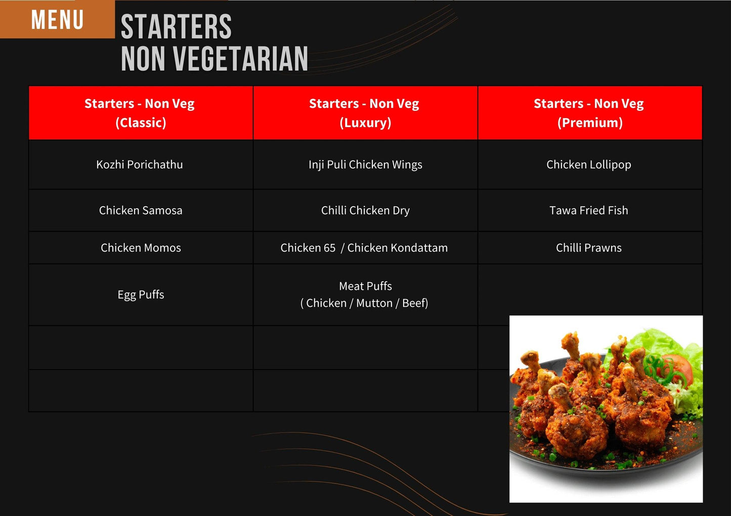 Starters - Non-Vegetarian - Cochilli