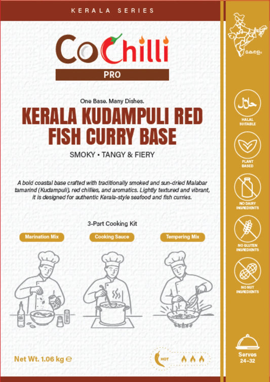 Kerala Kudampuli Red Fish Curry Base