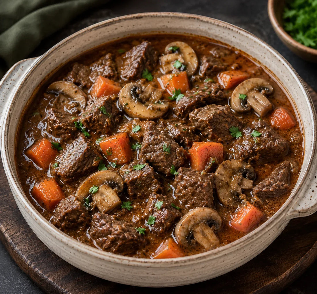 Beef Varutharacha Casserole