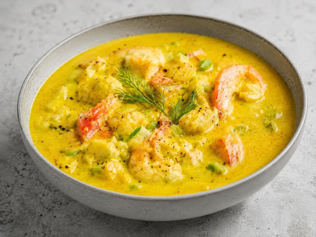 Kerala Seafood Chowder