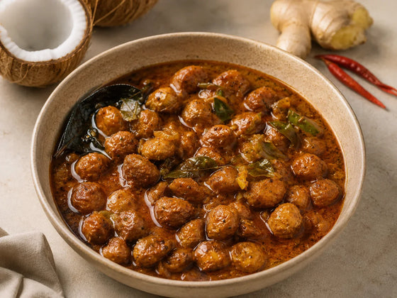 Roasted Coconut Meatballs