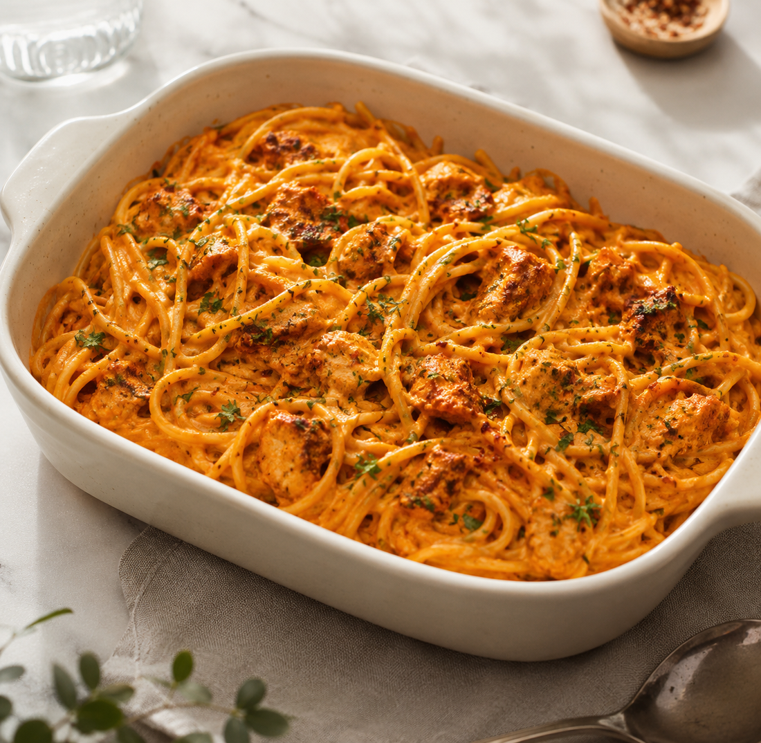 Salmon Mappas Pasta Bake