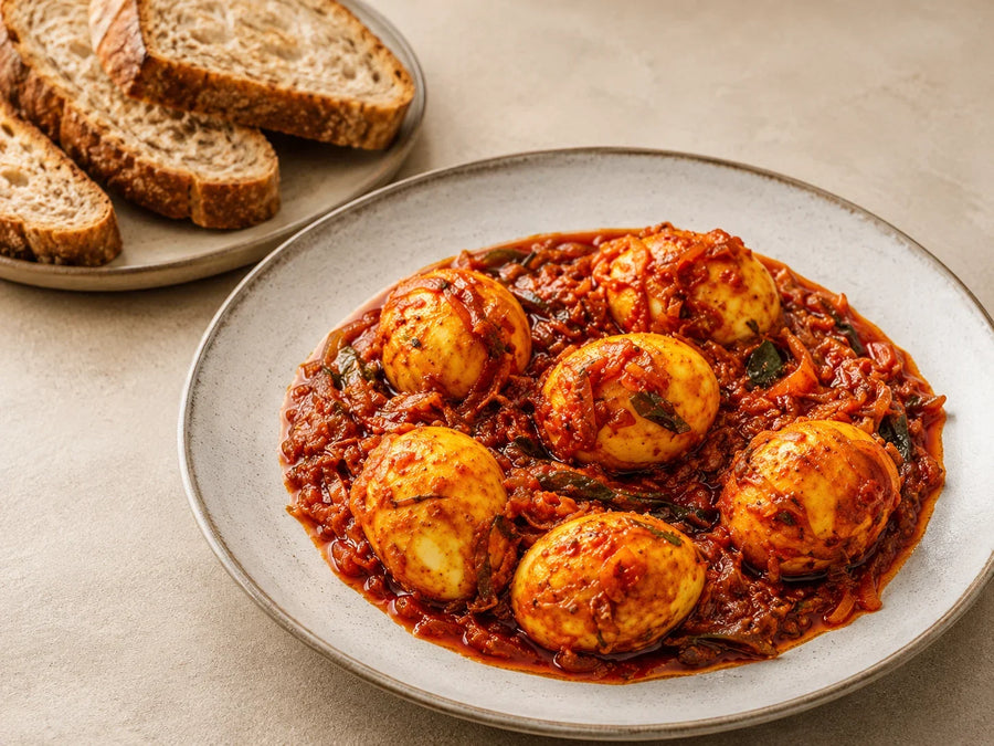 Varutharacha Egg Roast Toast
