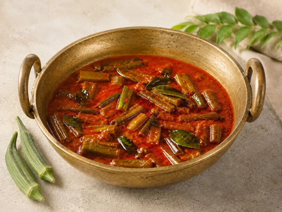 Vendakka Theeyal-Inspired Curry