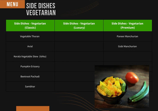 Side Dishes - Vegetarian - Cochilli