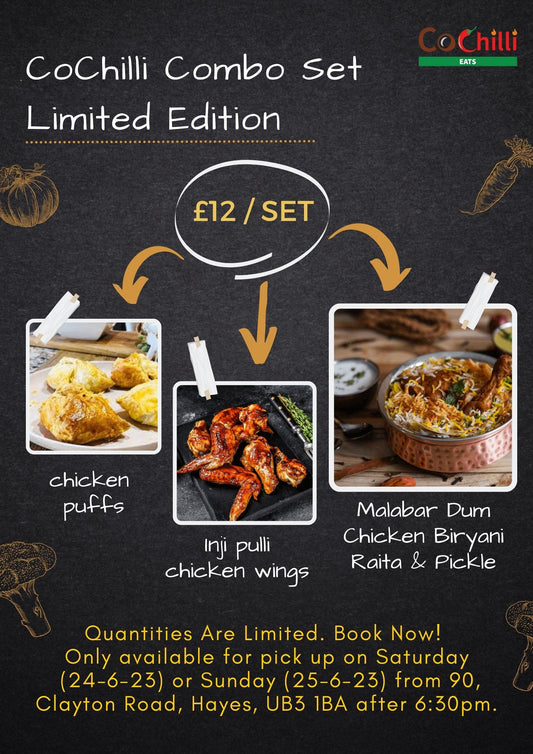limited edition biryani theme cochilli eats set menu
