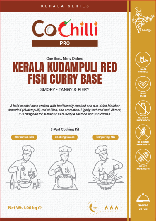 Kerala Kudampuli Red Fish Curry Base