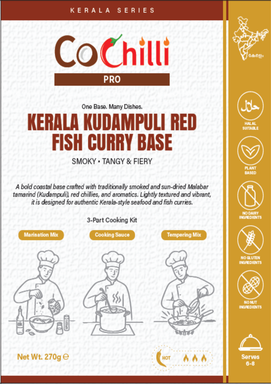 Kerala Kudampuli Red Fish Curry Base