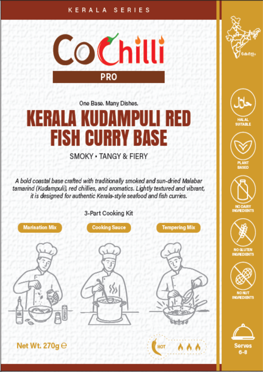 Kerala Kudampuli Red Fish Curry Base