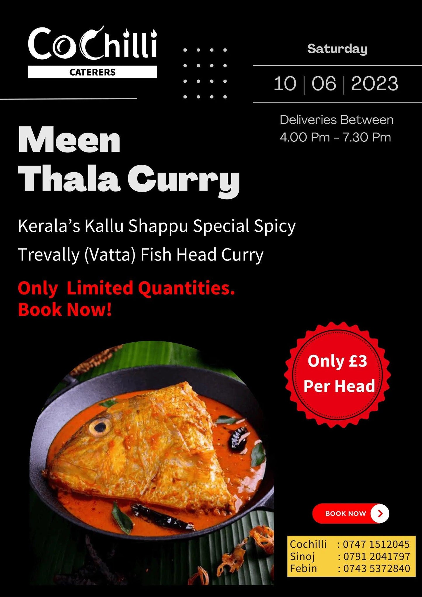 Kerala Style meen thala curry by Cochilli