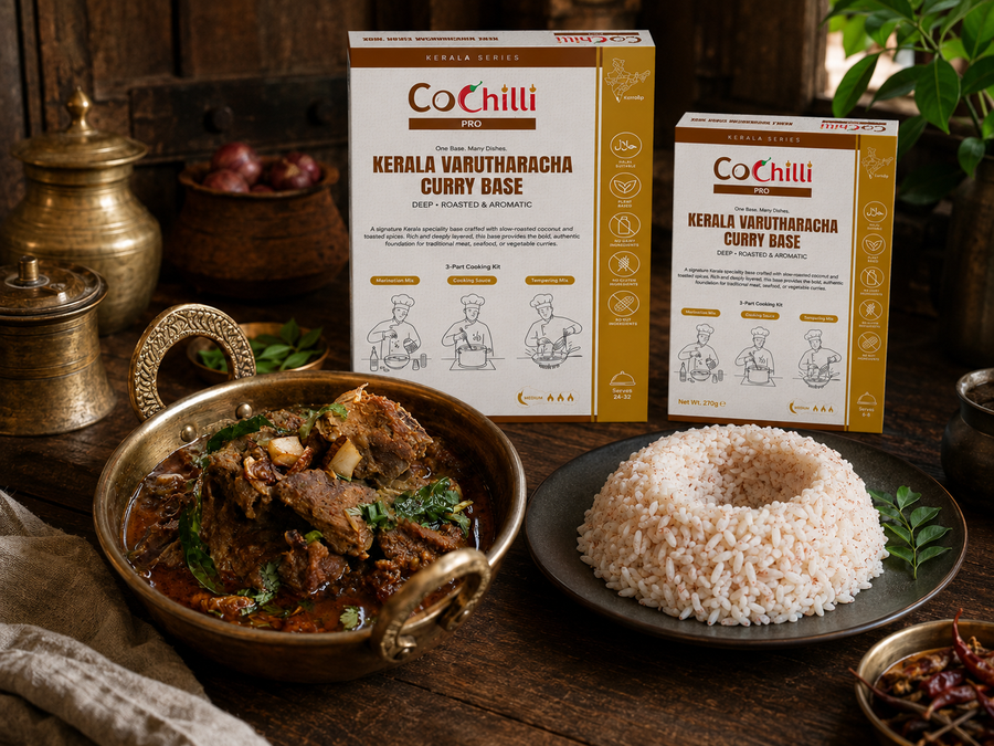 Kerala Varutharacha Curry Base, home cooking guidance