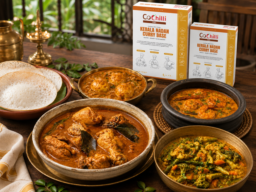 Kerala Nadan Curry Base, home spread