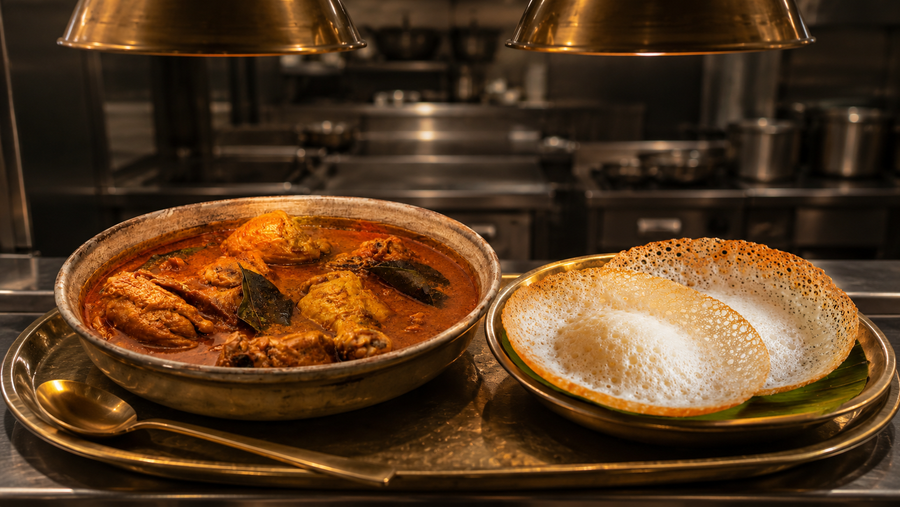 Kerala Nadan Curry Base, pass-line plating